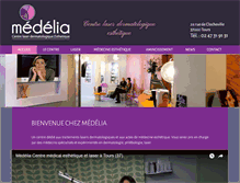 Tablet Screenshot of medelia.fr